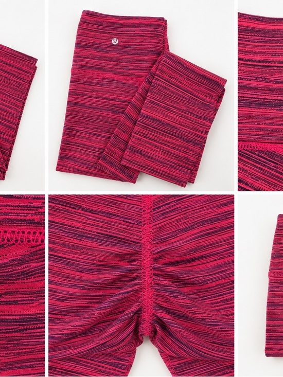 lululemon athletica Pants - lululemon athletica Pink and Black Space-Dye Leggings